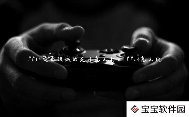 ff14艾无限城的死斗怎么打,ff14怎么玩 ff14艾无限城的死斗怎么打,ff14怎么玩