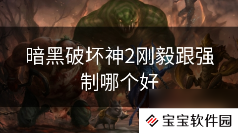 暗黑破坏神2刚毅跟强制哪个好