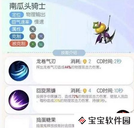 一起来捉妖南瓜头骑士技能属性面板