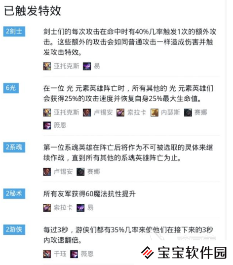 云顶之弈系魂羁绊介绍 云顶之弈系魂阵容搭配