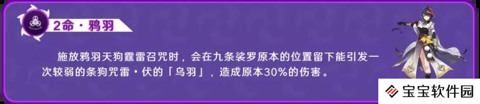 原神九条裟罗技能天赋命之座介绍